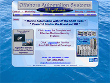 Tablet Screenshot of offshoreautomationsystems.com